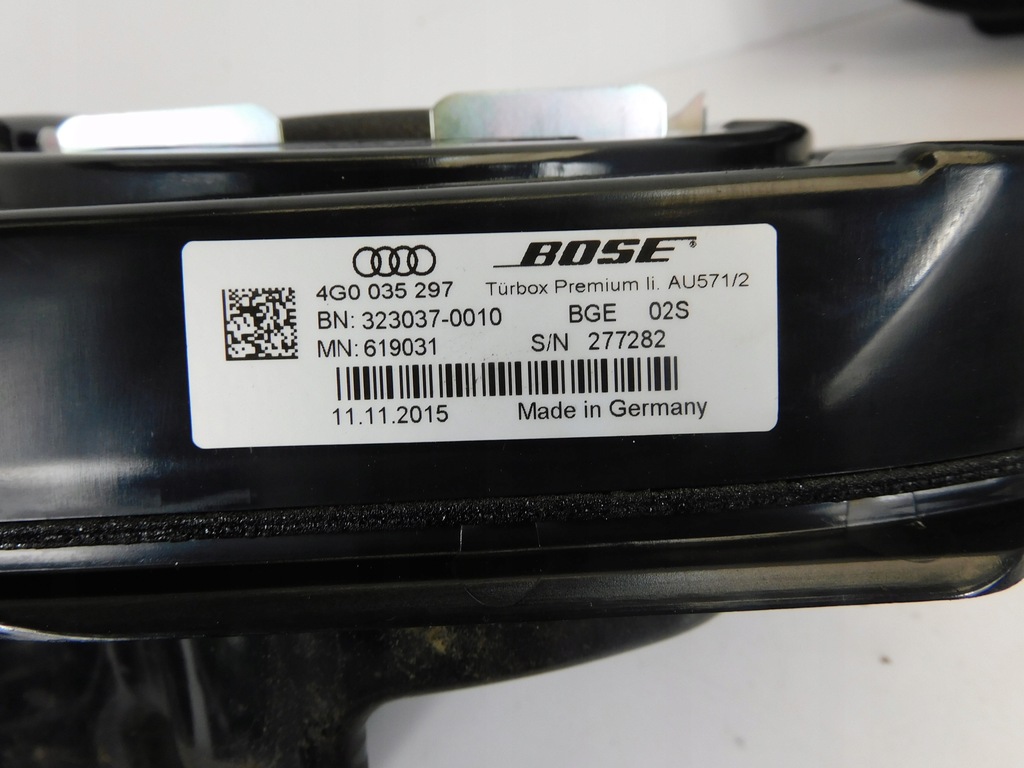 AUDI A6 C7 4G 4G5 LIFT SOUND SYSTEM ΣΕΤ ΗΧΕΙΩΝ BOSE Product image