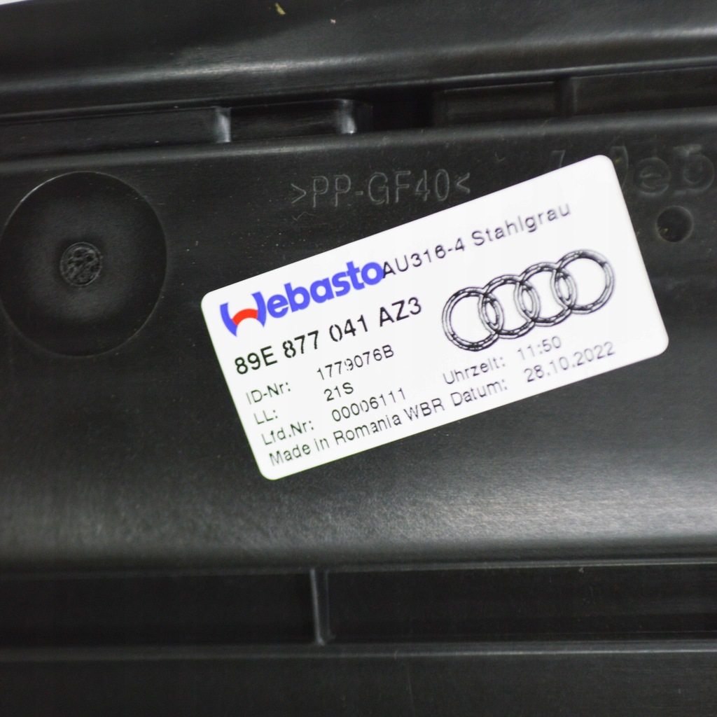 3G5877795 AUDI Ηλιοροφή Product image