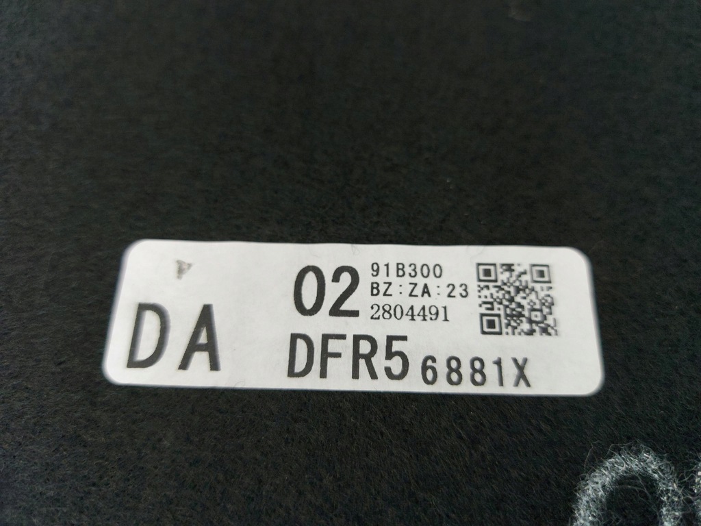 ΜΚΑΛΙ MAZDA CX30 ΔΑΠΕΔΟ ΚΟΡΜΟΥ DFR56881X Product image