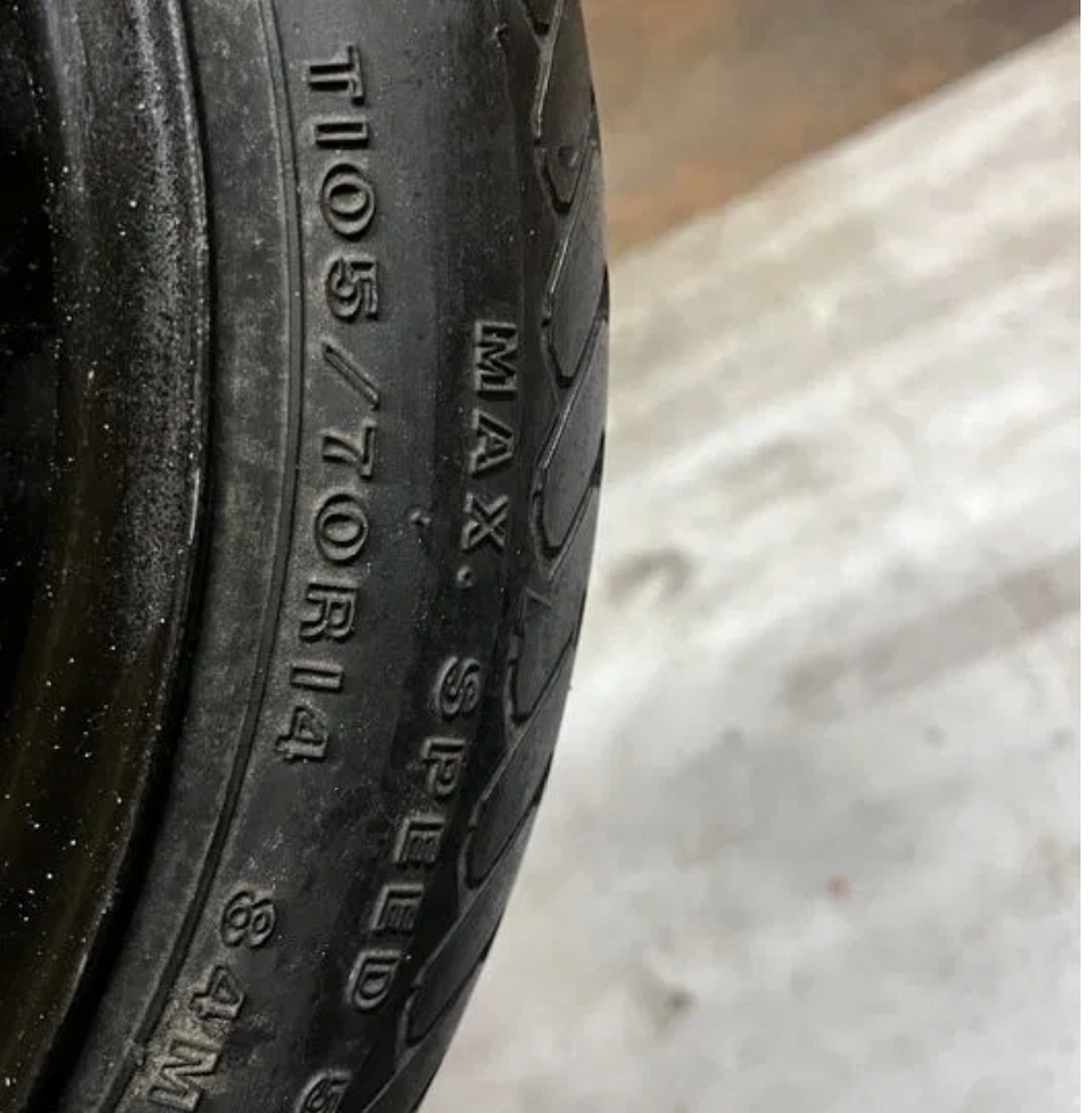 4x100 εφεδρικός τροχός nissan micra k12 13 11 sunny 105/70/14 Product image