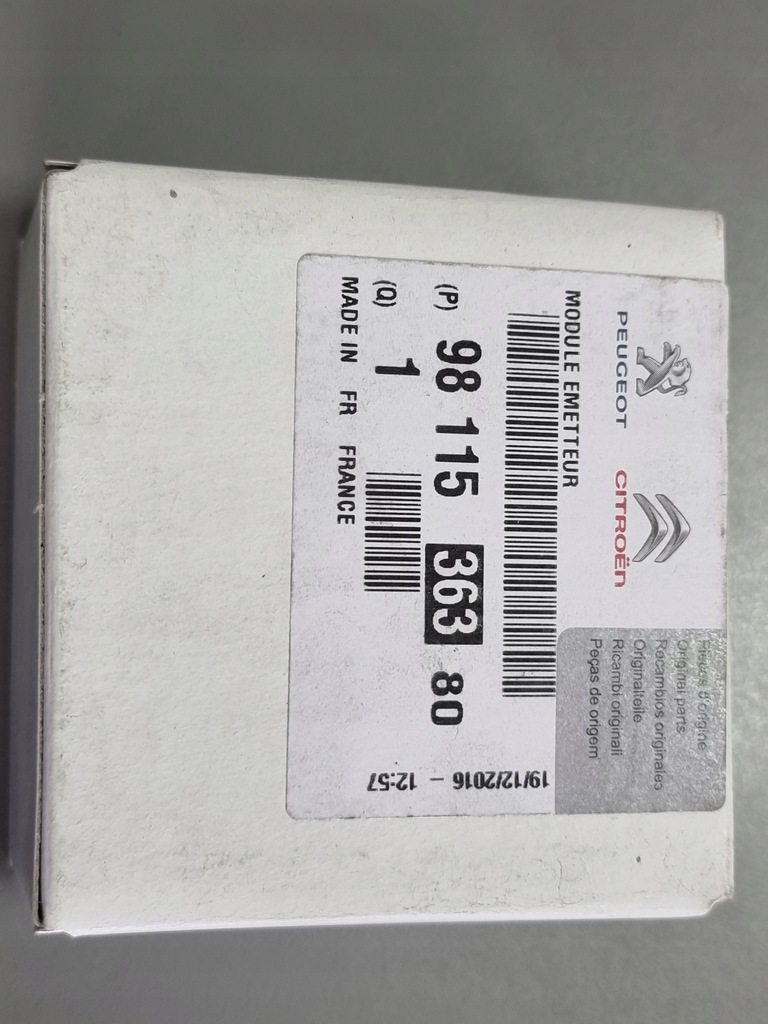 MM TPMS ΑΙΣΘΗΤΗΡΑΣ ΠΙΕΣΗΣ CITROEN 9811536380 Product image