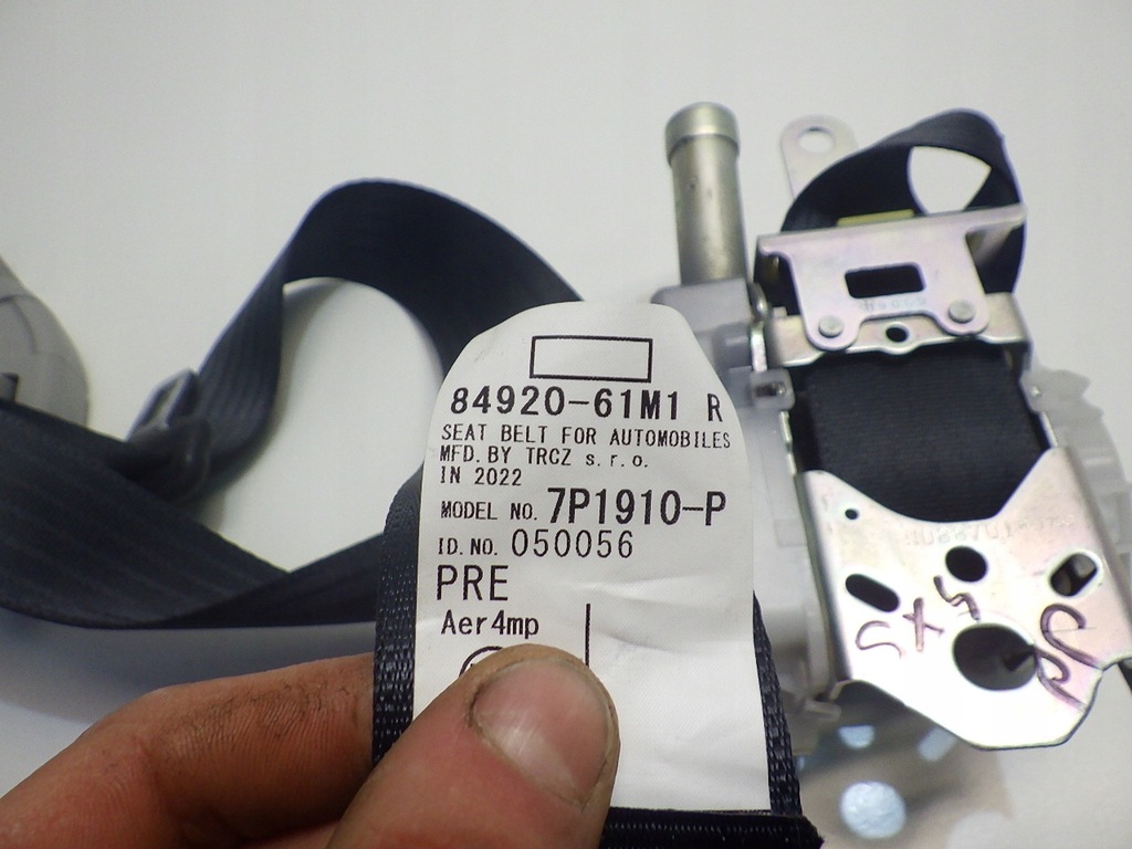 ΖΩΝΗ ΑΣΦΑΛΕΙΑΣ SX4 S CROSS 2022 ΜΠΡΟΣΤΑ ΔΕΞΙΑ Product image