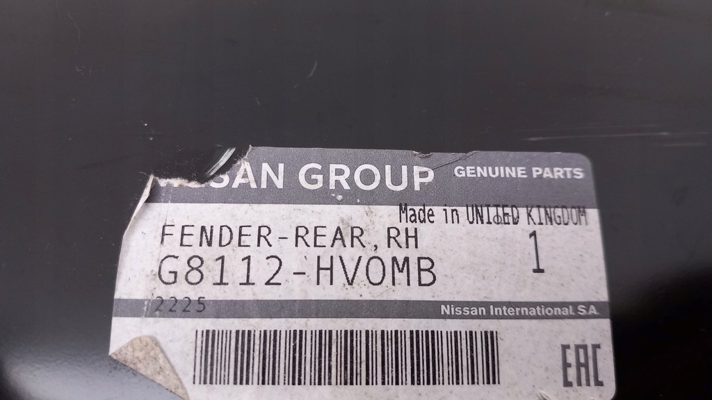 Nissan Qashqai II J11 13 ετών -> κολόνα, οροφή, δεξί κάλυμμα, δεξιά BYDGOSZCZ Product image