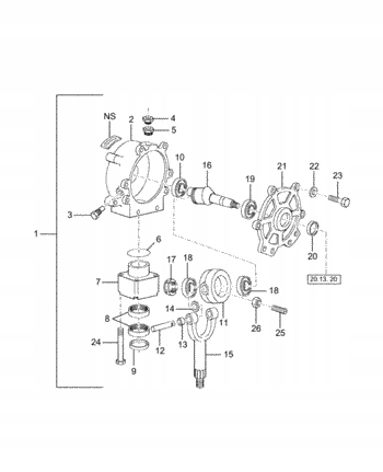 CNH CASE 2010/2020/2030/2060-17/2060-20 BEARING Product image
