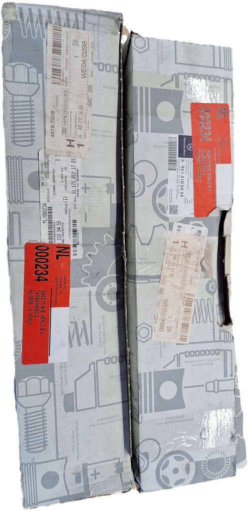 ΑΜΟΡΤΙΣΤΗΡΙ ΚΑΜΠΙΝΑΣ MERCEDES ACTROS MP4 A9613100455 B-B ORIGINAL Product image