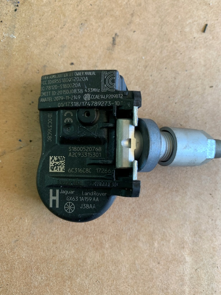 Αισθητήρας πίεσης ελαστικών Jaguar TPMS Product image
