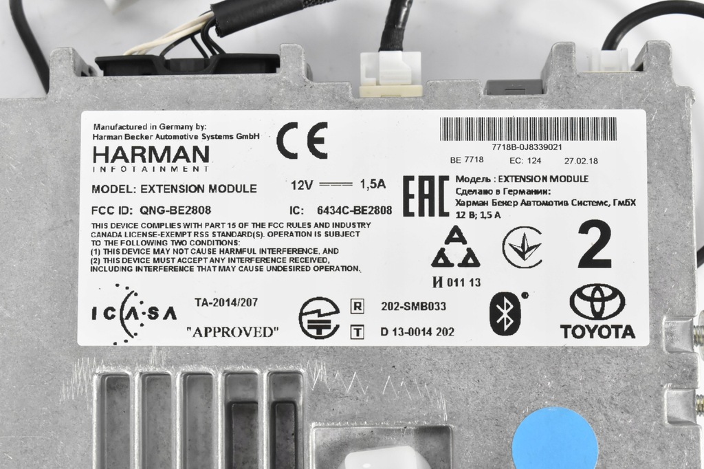 86840-0F020 ΜΟΝΑΔΑ ΠΛΟΗΓΗΣΗΣ GPS TOYOTA YARIS III AURIS II RAV4 IV CH-R Product image