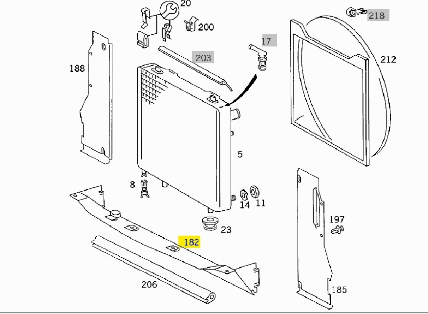 ΚΑΛΥΜΜΑ ΚΑΛΟΡΙΦΕΡ MERCEDES-BENZ W124 1245050388 Product image