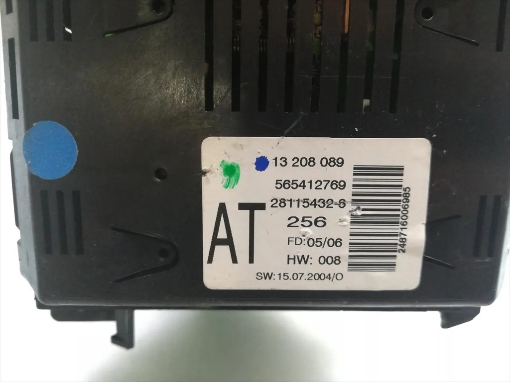 Vauxhall Zafira 2006 MPV 4/5dr 13208089 28115432-8 Product image