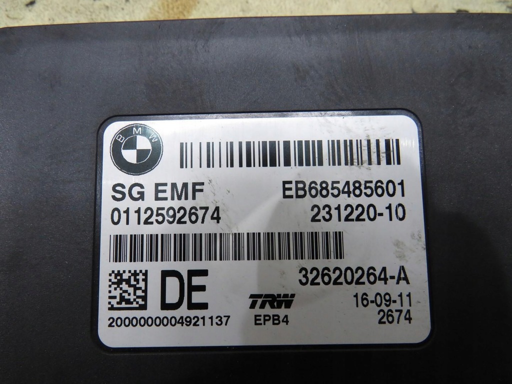 ΕΛΕΓΧΟΣ ΧΕΙΡΟΦΡΕΝΟΥ BMW 6 F06 F12 F13 6854856 Product image