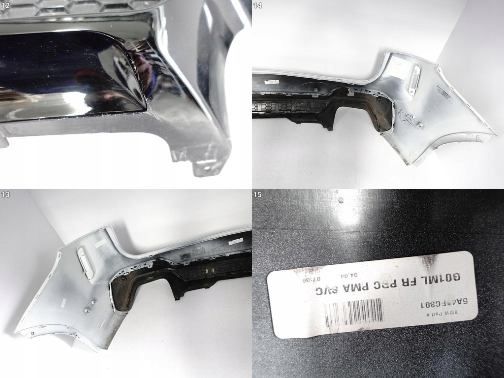 BMW X3M X3 M F97 LCI LIFT M-POWER 21-24 ΠΙΣΩ ΠΡΟΦΥΛΑΚΤΗΡΙΑ ΣΠΟΙΛΕΡ *6xPDC* Product image