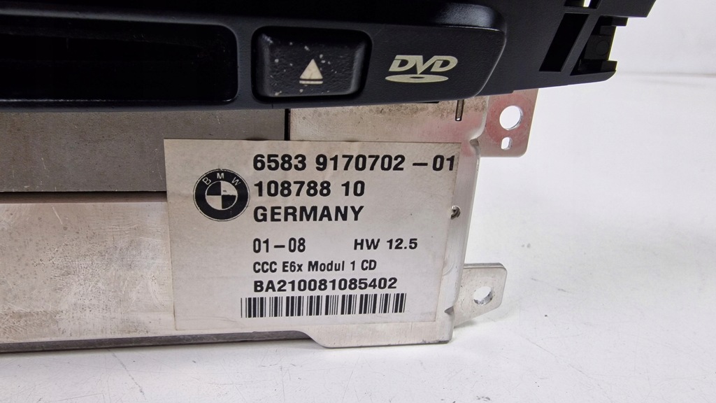 BMW E60 E61 DVD ΠΛΟΗΓΗΣΗ ΑΝΑΓΝΩΣΤΗΣ CCC ΟΘΟΝΗ ΟΔΗΓΗΣΗΣ 9170702 Product image