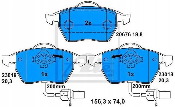 Σετ τακάκια φρένων Product image