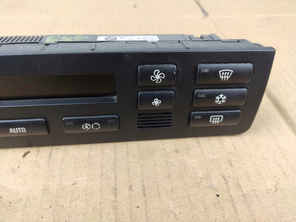 BMW E46 ΚΛΙΜΑΤΙΣΤΙΚΟ ΠΑΝΕΛ, ΚΛΙΜΑΤΙΣΤΙΚΟ 4125794 Product image