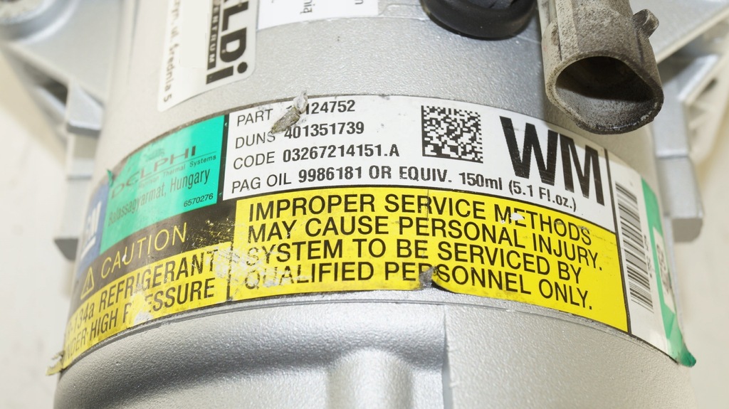 OPEL ASTRA H ZAFIRA B 04- 1.4 1.9 AC COMPRESSOR Product image