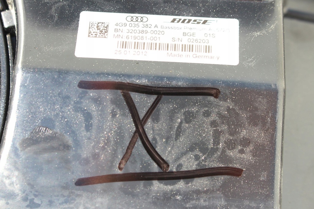 Audi A7 ηχεία + ενισχυτής Bose 4G 4G0035223C 4H0035399B 4G0035399 4G003 Product image