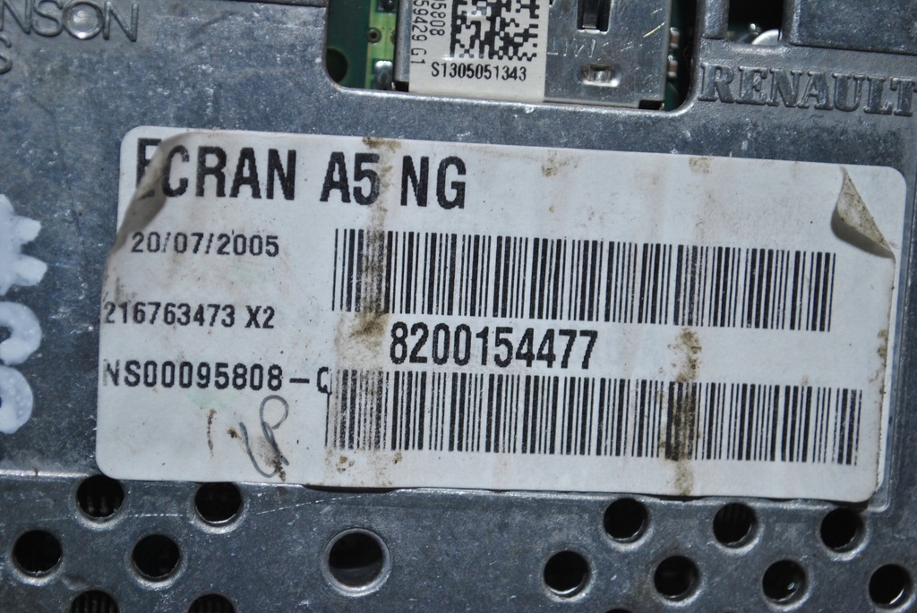 ΟΘΟΝΗ ΠΛΟΗΓΗΣΗΣ RENAULT ESPACE IV 8200154477 Product image