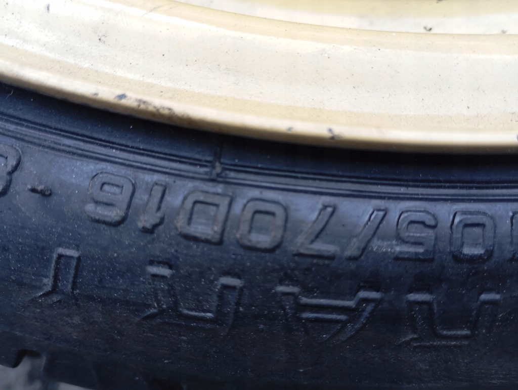 ΑΝΤΑΛΛΑΚΤΙΚΟΣ ΤΡΟΧΟΣ DAIHATSU MATERIA 105/70R16 Product image