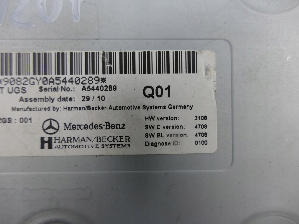ΜΟΝΑΔΑ ΤΗΛΕΦΩΝΟΥ MERCEDES C W204 ΕΛΕΓΚΤΗΣ GSM Product image