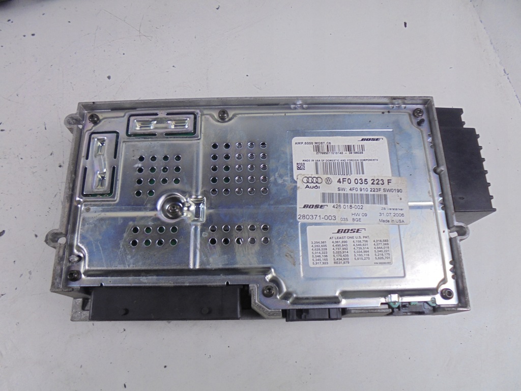 ΕΝΙΣΧΥΤΗΣ ΗΧΕΙΩΝ BOSE 4F0035223F AUDI A6 C6 COMBI Product image