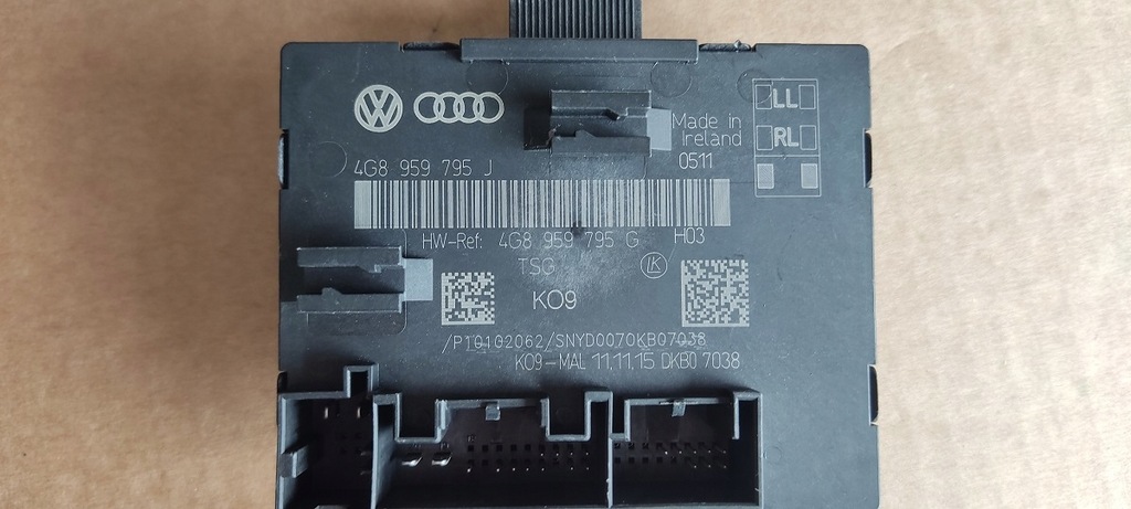 Ελεγκτής πόρτας AUDI A6 C7 πίσω αριστερά 4G8959795J Product image
