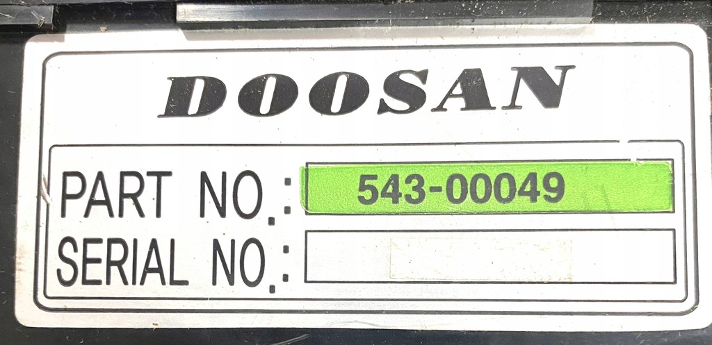 Daewoo Doosan 543-00049 54300049 εκσκαφέας πάνελ A/C Product image