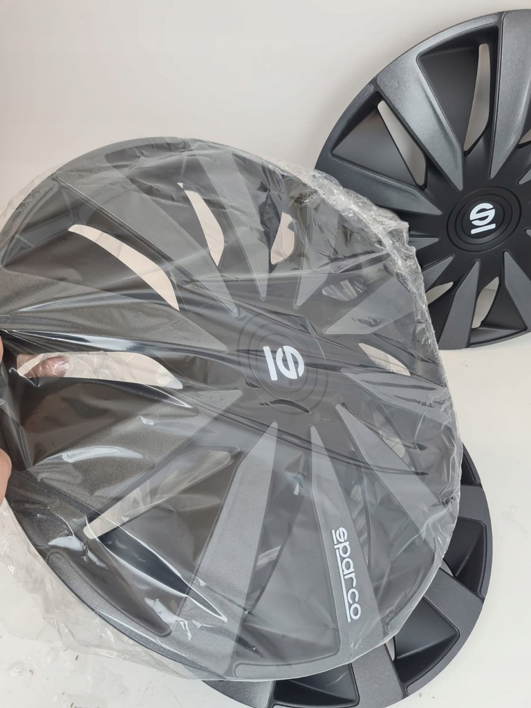 Sparco lazio 16 "hubcaps 3 μαύρο καθολικό Product image