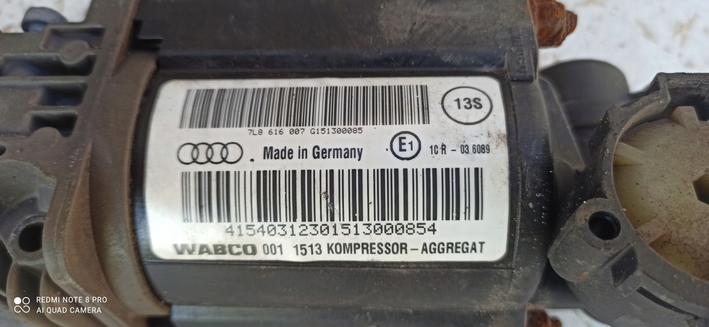 AUDI Q7 ΑΝΑΡΤΗΣΗ COMPRESSOR 7L8616007 4420512661 Product image
