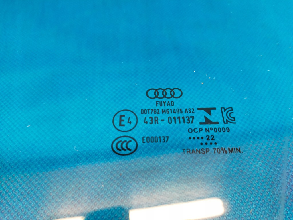 Audi A6 C8 4K 2023R Sedan S-Line αριστερό παράθυρο από το 2022 4K0845201 Product image