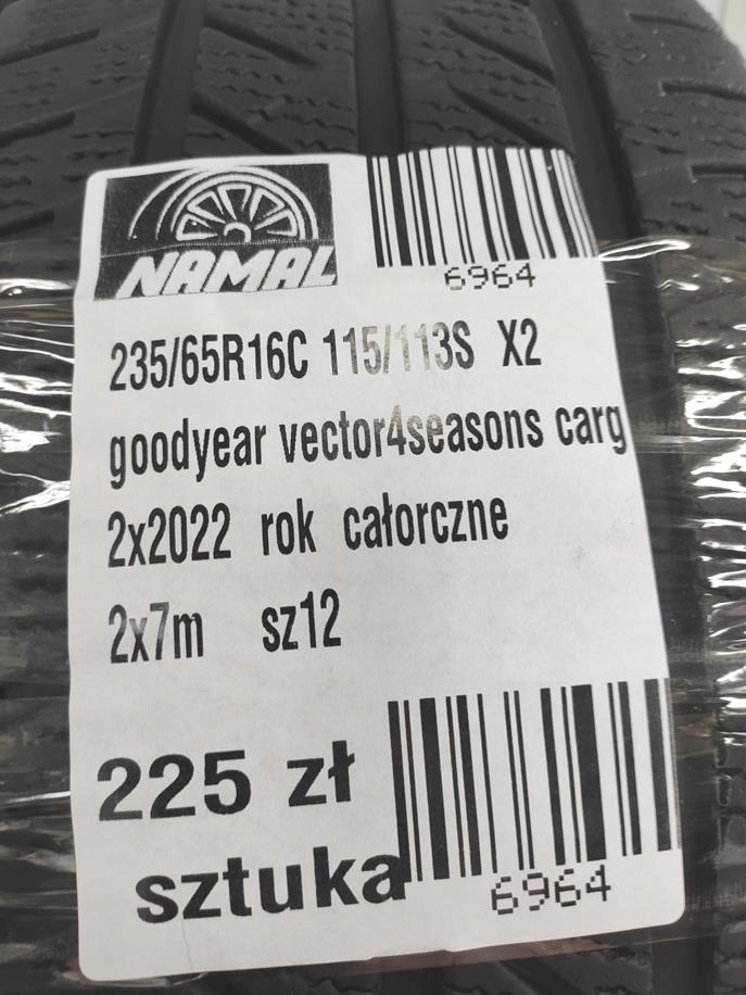 235/65r16c goodyear 2022 όλα τα ελαστικά 7mm 6964 Product image