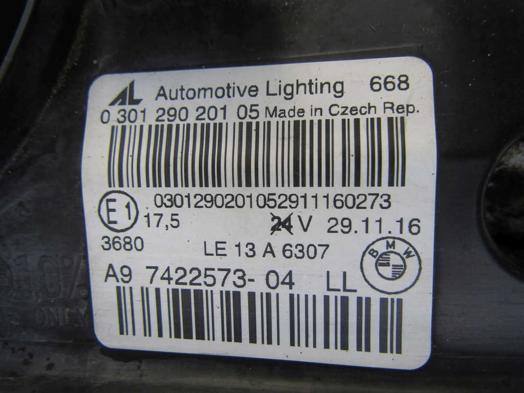 BMW 2 F45 F46 14- ΑΡΙΣΤΕΡΟ ΕΜΠΡΟΣ EU NORMAL H7 Product image