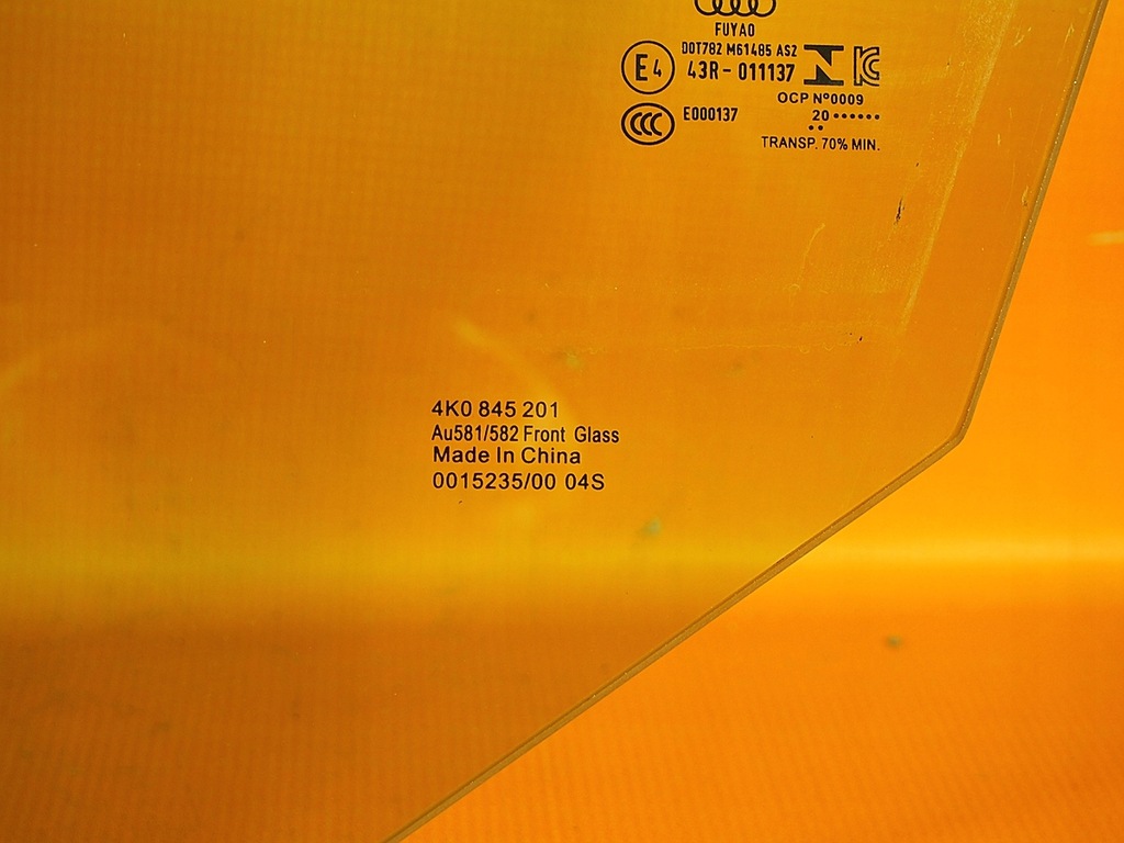 Audi A6 4K Γυάλινη Πόρτα Μπροστά ΑΡΙΣΤΕΡΑ 4k0845201 2020 Product image