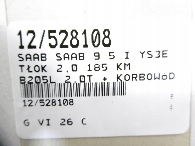 SAAB 9 5 I YS3E ΕΜΒΟΛΟ ΣΥΝΔΕΣΗ 2.0 185KM B205L Product image