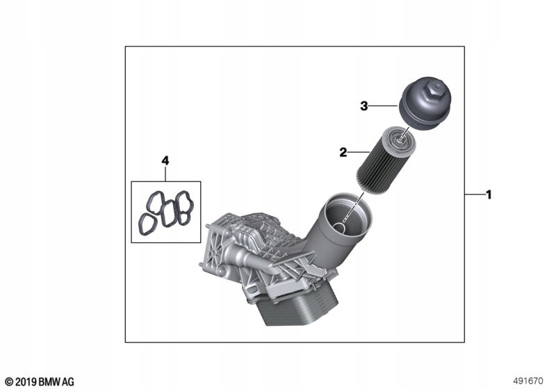 ΒΑΣΗ ΦΙΛΤΡΟΥ ΛΑΔΙΟΥ BMW G01 G20 G30 G38 G11 B46 Product image