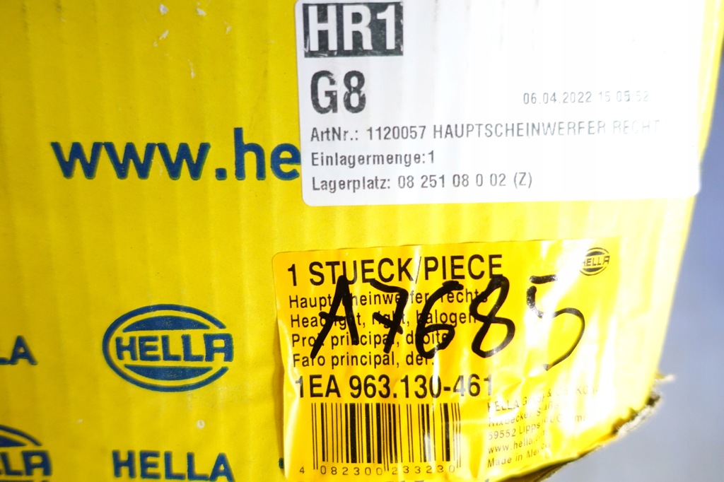 ΦΩΤΙΣΤΙΚΟ ΜΠΡΟΣΘΙΟΥ ΔΕΞΙΟ MERCEDES ML W163 1998-2001 HELLA 1EA963130-461 Product image