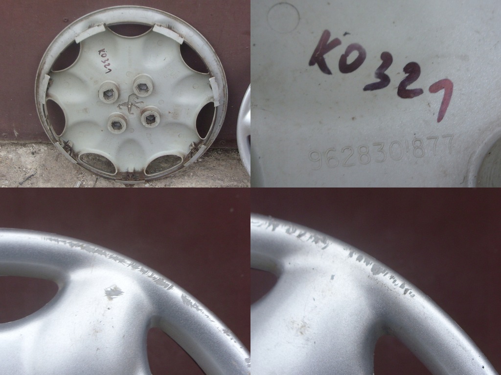 PEUGEOT 106 ORIGINAL HUBCAPS 13" 9628301877 Product image