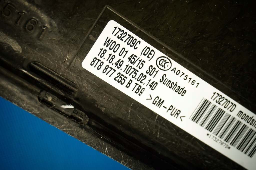 Ηλιοροφή οροφή Audi A5 S5 Spb 8T8 8T8877041E TB9 Product image