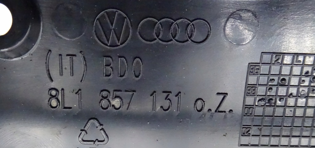 ΓΑΝΤΙΑ ΛΑΒΗ ΓΑΝΤΙΑ AUDI A3 8L 8L1857131 Product image