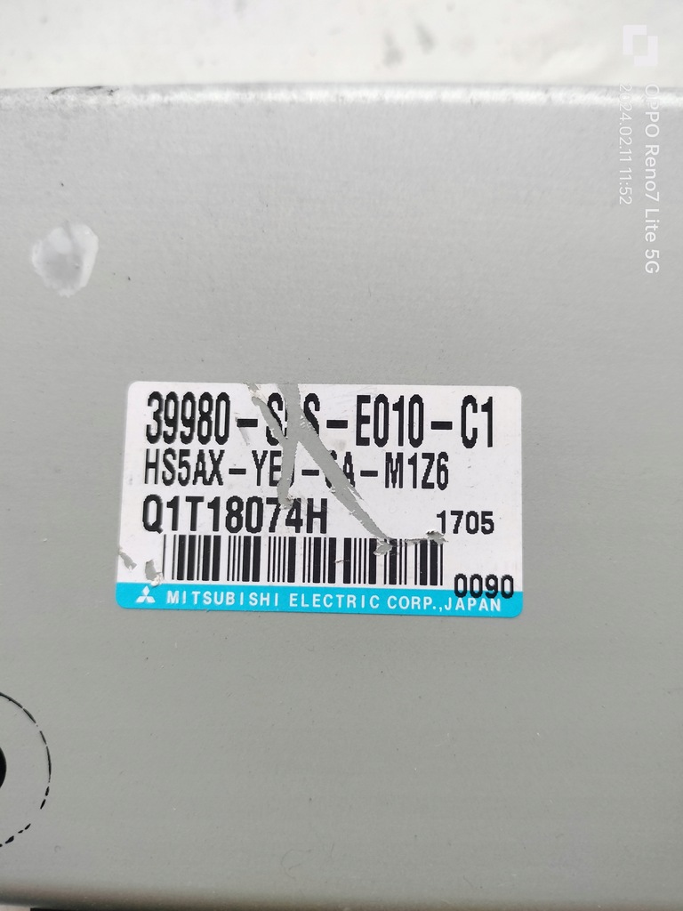 CIVIC VII POWER CONTROLLE MODULE Q1T18071M 39980-S5S-E010-C1 Product image