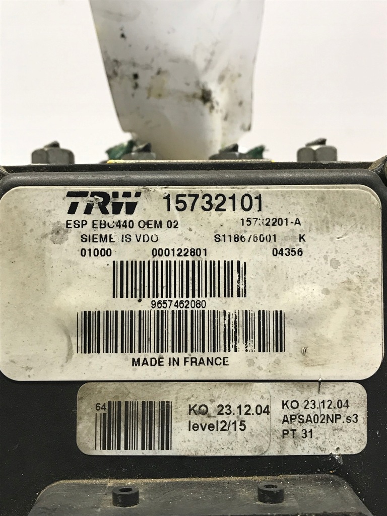 ΕΛΕΓΧΟΣ ΑΝΤΛΙΑΣ ABS 15732101 Product image