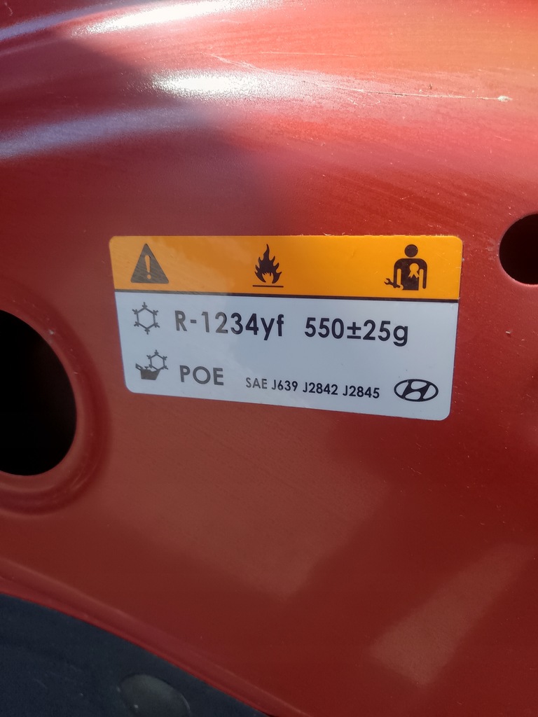 D233 - μπροστινή κουκούλα Hyundai POE SAE J639 J2842 J2845 Hyundai Product image