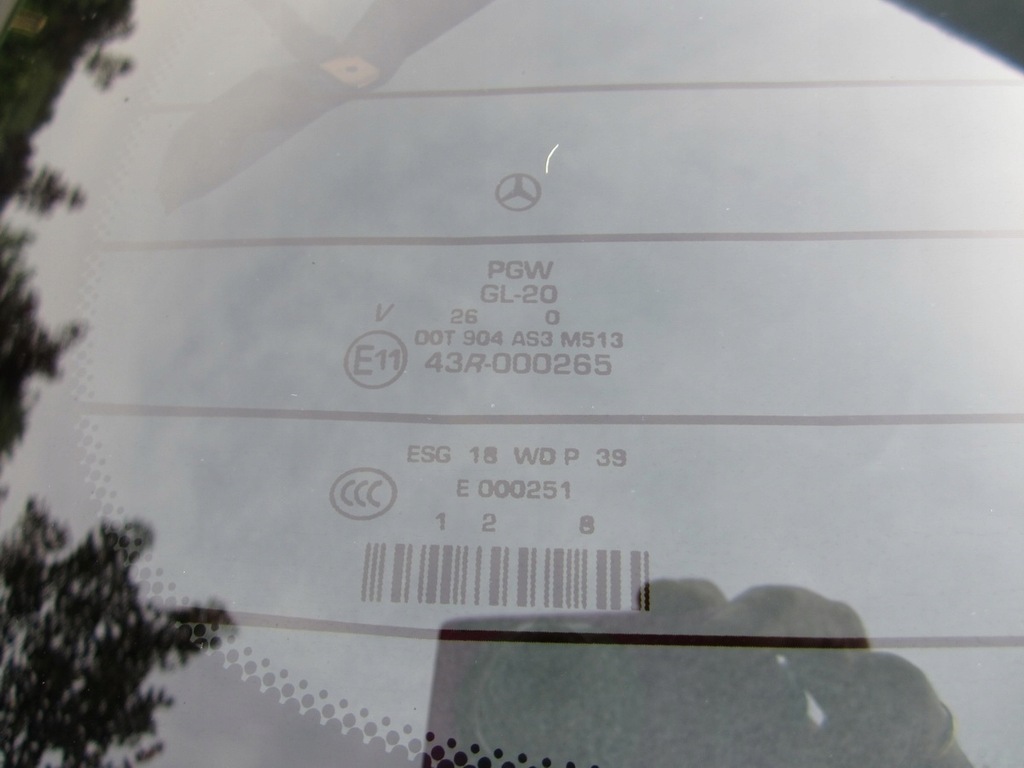 Γυαλί πίσω πόρτας χώρου αποσκευών Mercedes W251 R - Κατηγορία ανύψωσης Product image