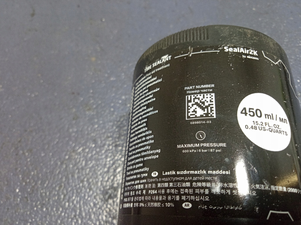 SEALAIR2K ΥΓΡΟ ΣΤΕΓΑΝΤΙΚΟ ΕΛΑΣΤΙΚΩΝ 6898014-03 Product image