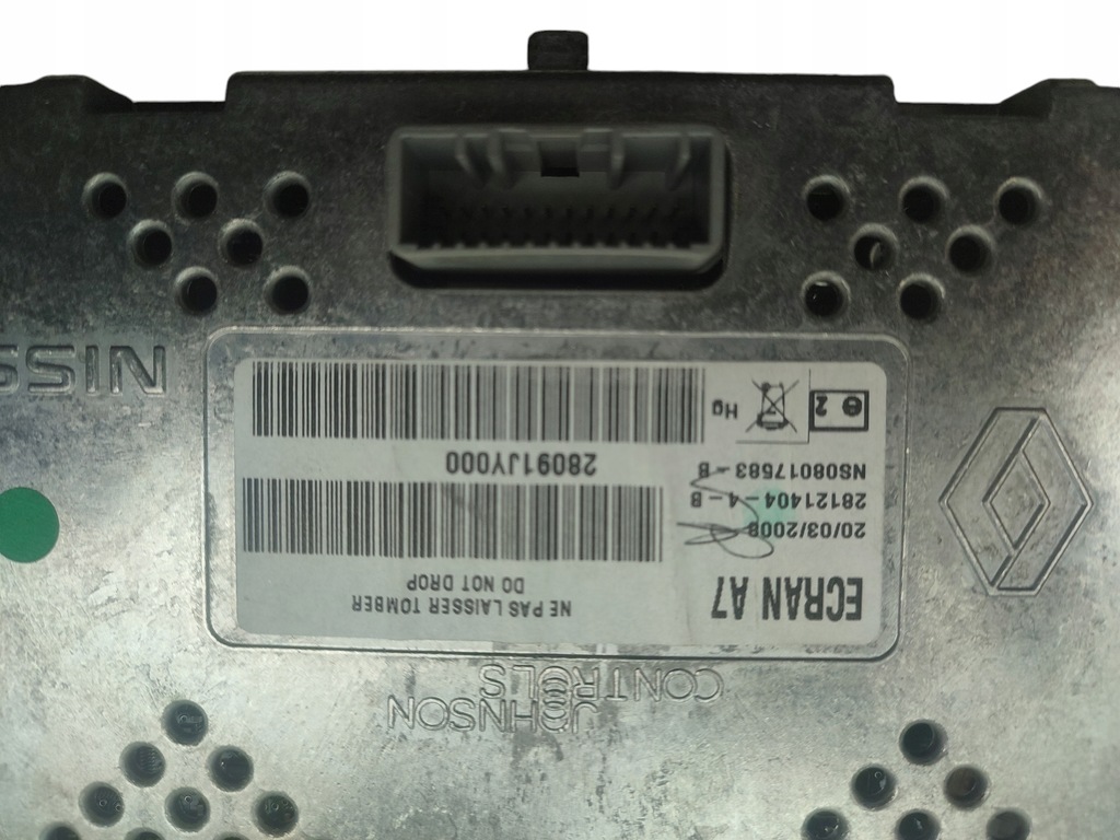 ΟΘΟΝΗ ΠΛΟΗΓΗΣΗΣ RENAULT KOLEOS I HY (2008-2013) 28091JY000 Product image