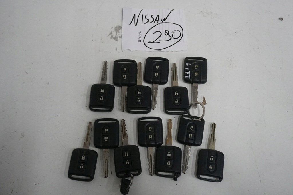 NISSAN NOTE MICRA QASHQAI JUKE IGNITION KEY SIEMENS VDO 5WK4 876 / 818 Product image