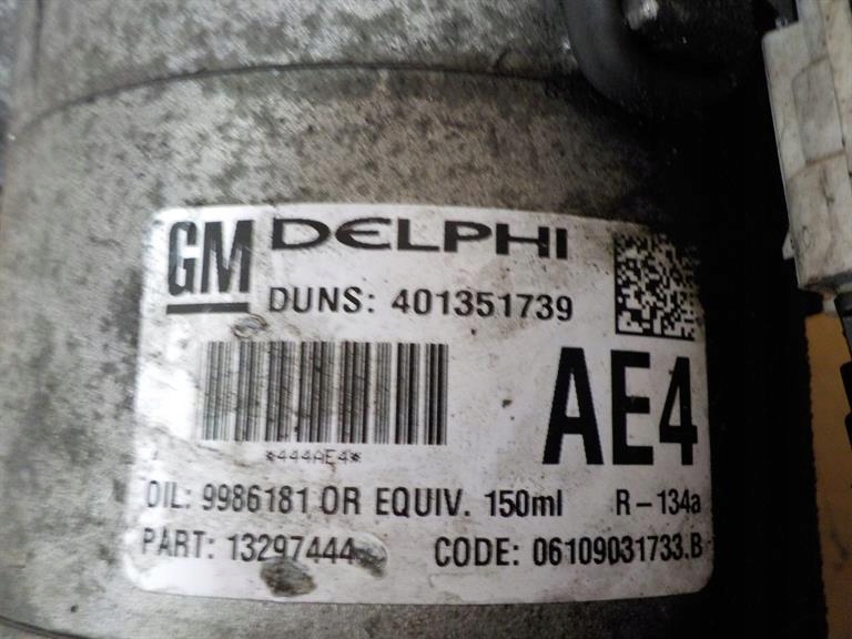 OPEL ZAFIRA B 1.9 CDTI COMPRESSOR ΑΝΤΛΙΑ ΚΛΙΜΑΤΙΣΜΟΥ 13297444 AE4 Product image