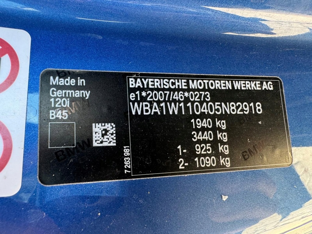 BMW 1 F21 LCI 120I 2.0 B B48B20A F20 F30 F31 Company Computer 9894912 Product image