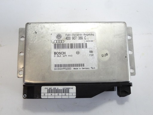 AUDI A8 D2 99-03 ABS ESP CONTROLER 4D0907389C