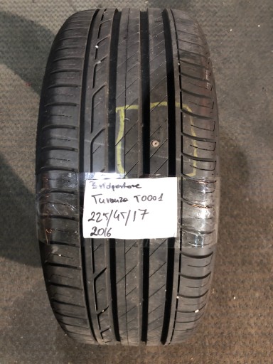BRIDGESTONE TURANZA T001 225/45R17 2016 7,5mm