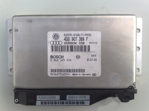 AUDI A8 D2 CONTROLER ABS ESP MODULE 4D0907389F